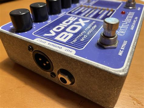 electro harmonix voice box used|vocal delay pedal.